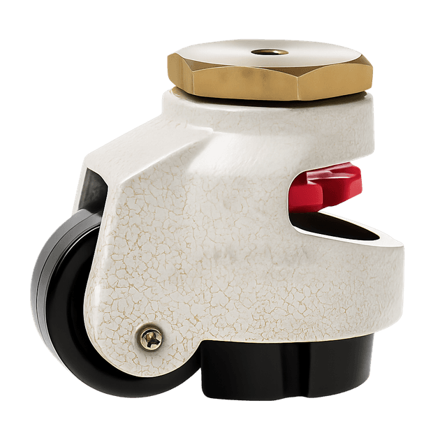Levelling Castor (Bolt-Hole) — M8 42mm (50kg)