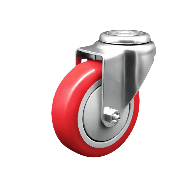Medium Duty PU Castor Wheel (Bolt-Hole) — 3" Swivel