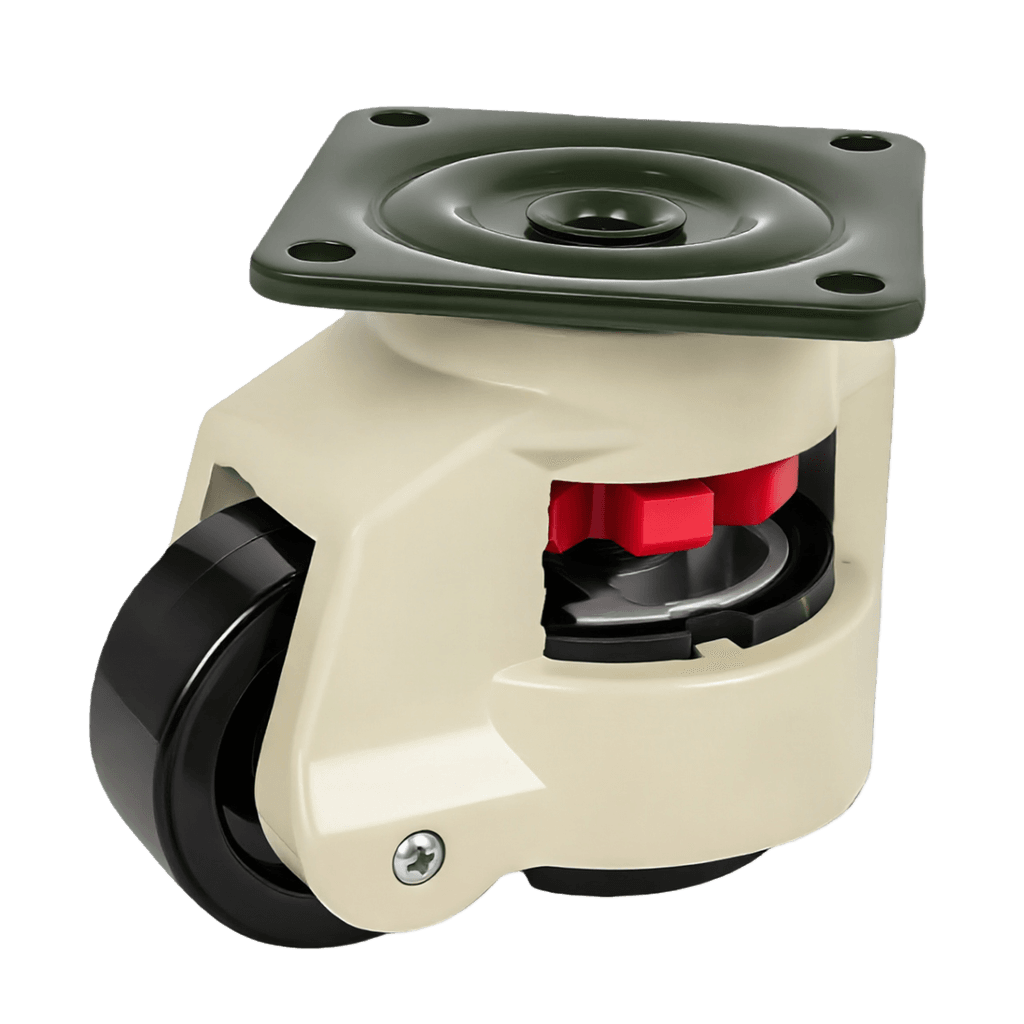 Levelling Castor (Plate Mount) — 63mm (500kg)