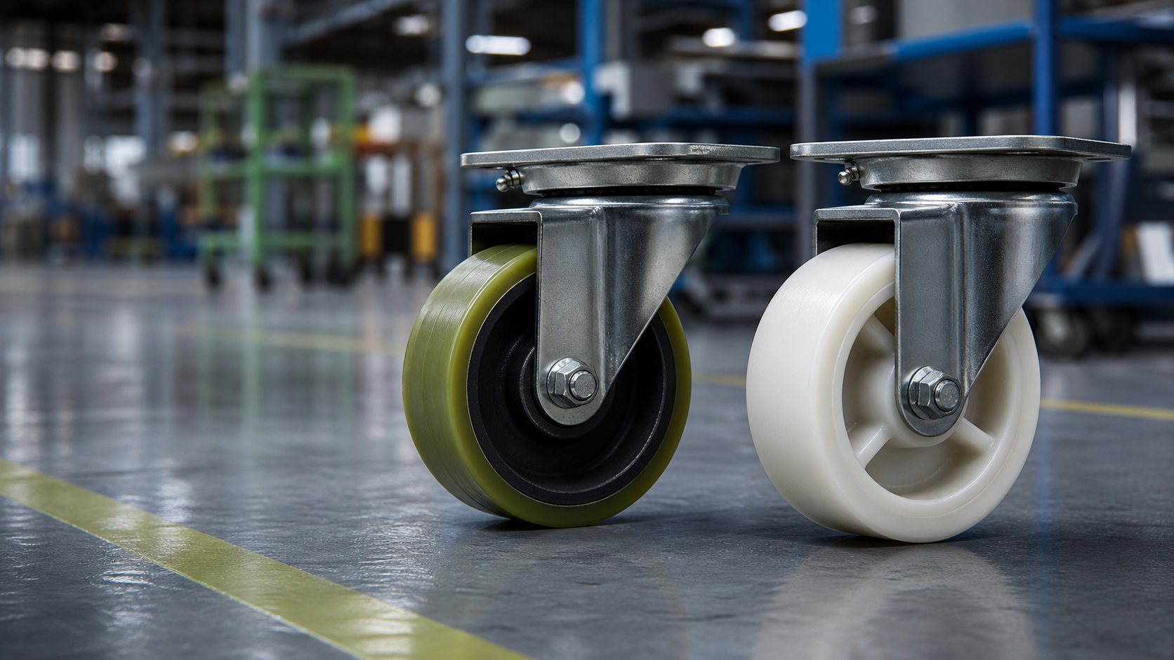 PU vs MC Nylon Castor Wheels: Which Should You Specify?